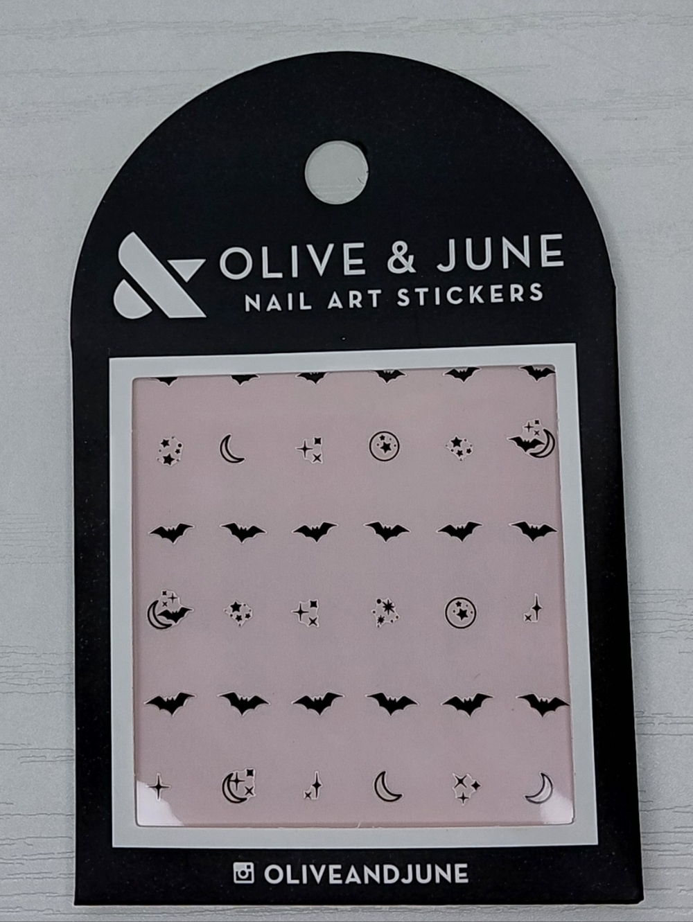 Mixed Nail Stickers & Press-On Nails Set - Black, White, Pink, Holographic - Picture 10 of 11